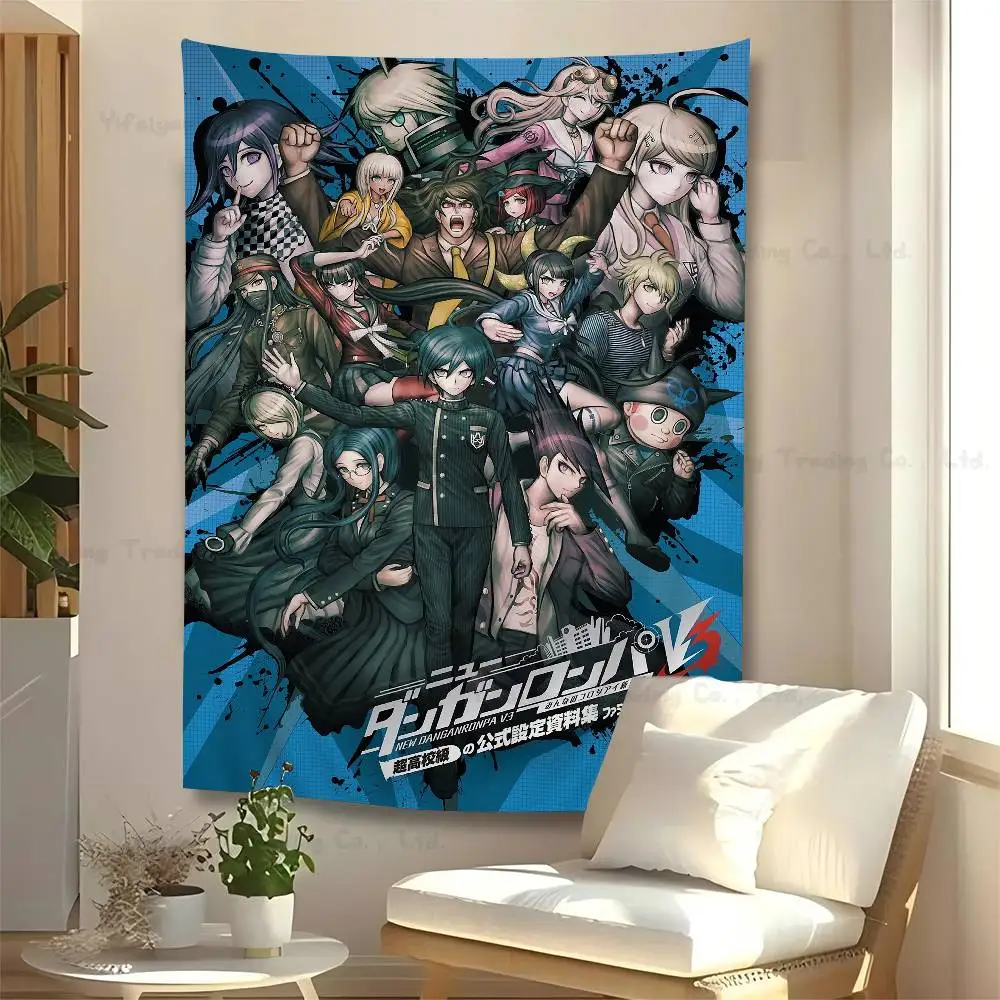 

Classic Anime D-Danganronpa DIY Wall Tapestry For Living Room Home Dorm Decor Wall Art Decor