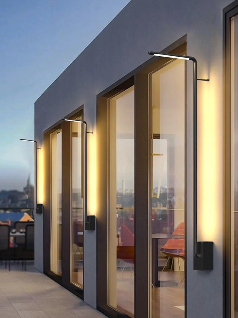 Outdoor Strip Light Emitting Diode Wall Light Easy Waterproof Motion Sensor Light IP54 Grade