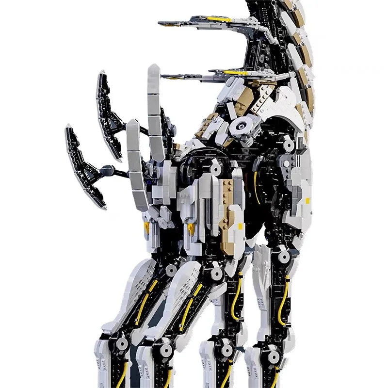 MOC Horizon Zero Dawn Tallneck اللبنات نموذج نسخة ضخمة الزرافة اللبنات لمجموعة الكبار