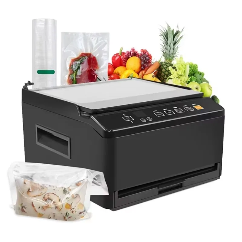 Vacuum Sealer Machine for Liquid Food Sealer Double Heat Seal Home Kitchen and Commercial Vacuum Food Sealer