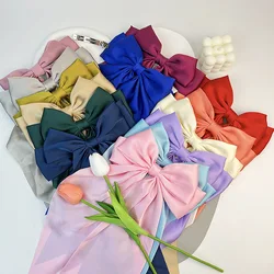 Wholesale New Arrival Korean Girls Bow knot Hair Clip Ribbon Hairpins Satin Hair Clips For Girls Women