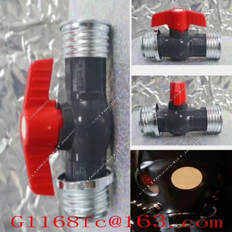 Used for Gas Mask Switch Valve Straight Through Accessories, Control Connectors, Mask Matching Accessories