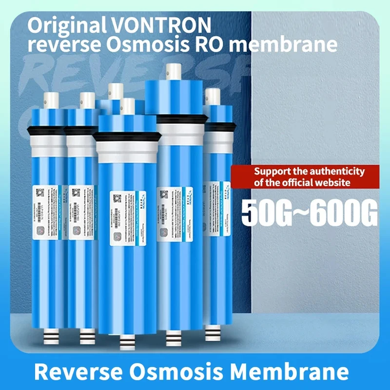 

Vontron RO Membrane Filter Cartridge Water Purifier RO Water Purifier 75G 100G 200G 400G 600G Universal Reverse Osmosis Membrane