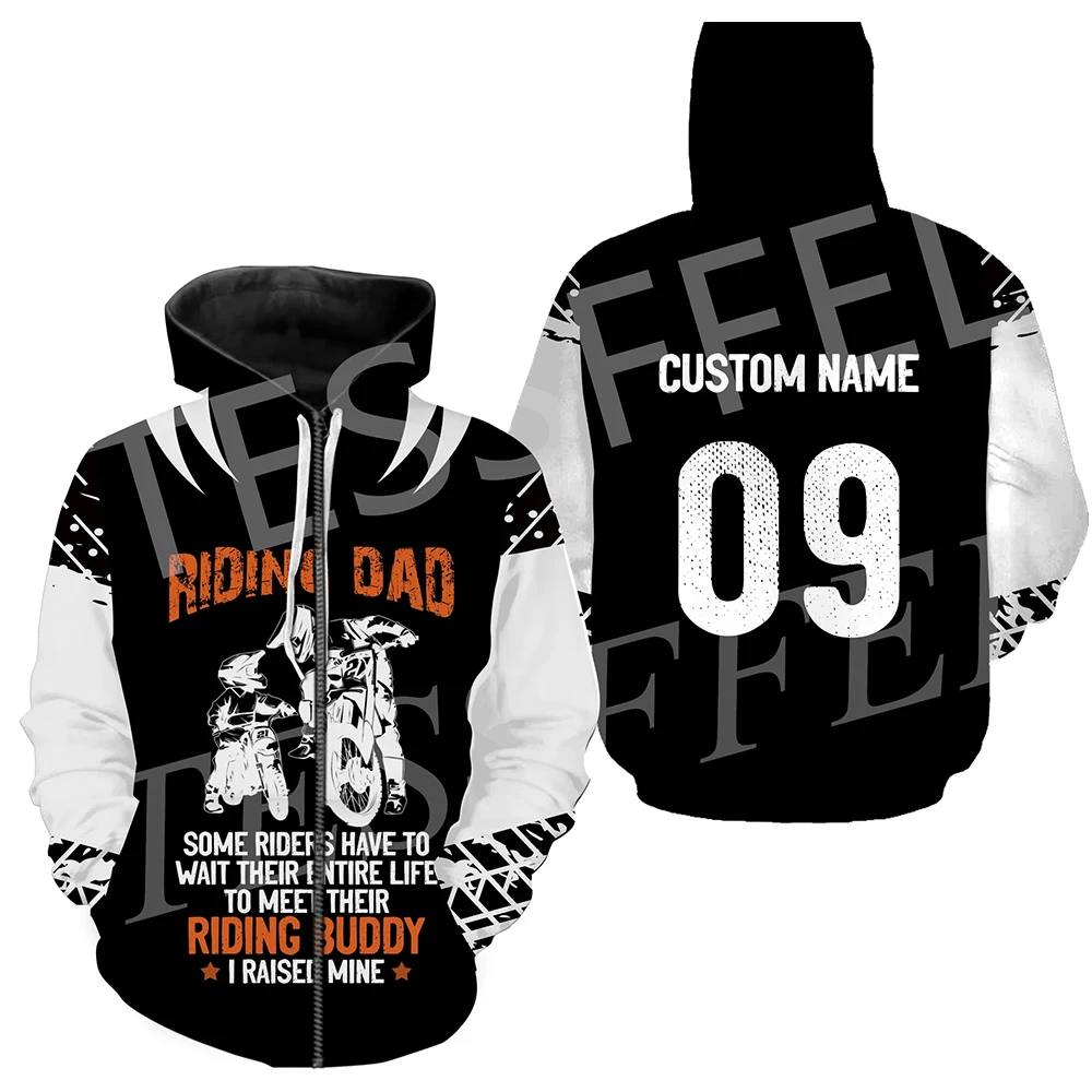Custom Name Number Camo Extreme Motorcycle MX Moto Bike Retro Tattoo 3DPrint Harajuku Casual Pullover Vintage Jacket Hoodies V18
