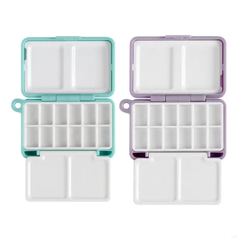 J6BC Portable ألوان مائية لوحة لوحة الطلاء صينية خلط لفنان طالب ألوان مائية للزيوت الأكريليكات #1