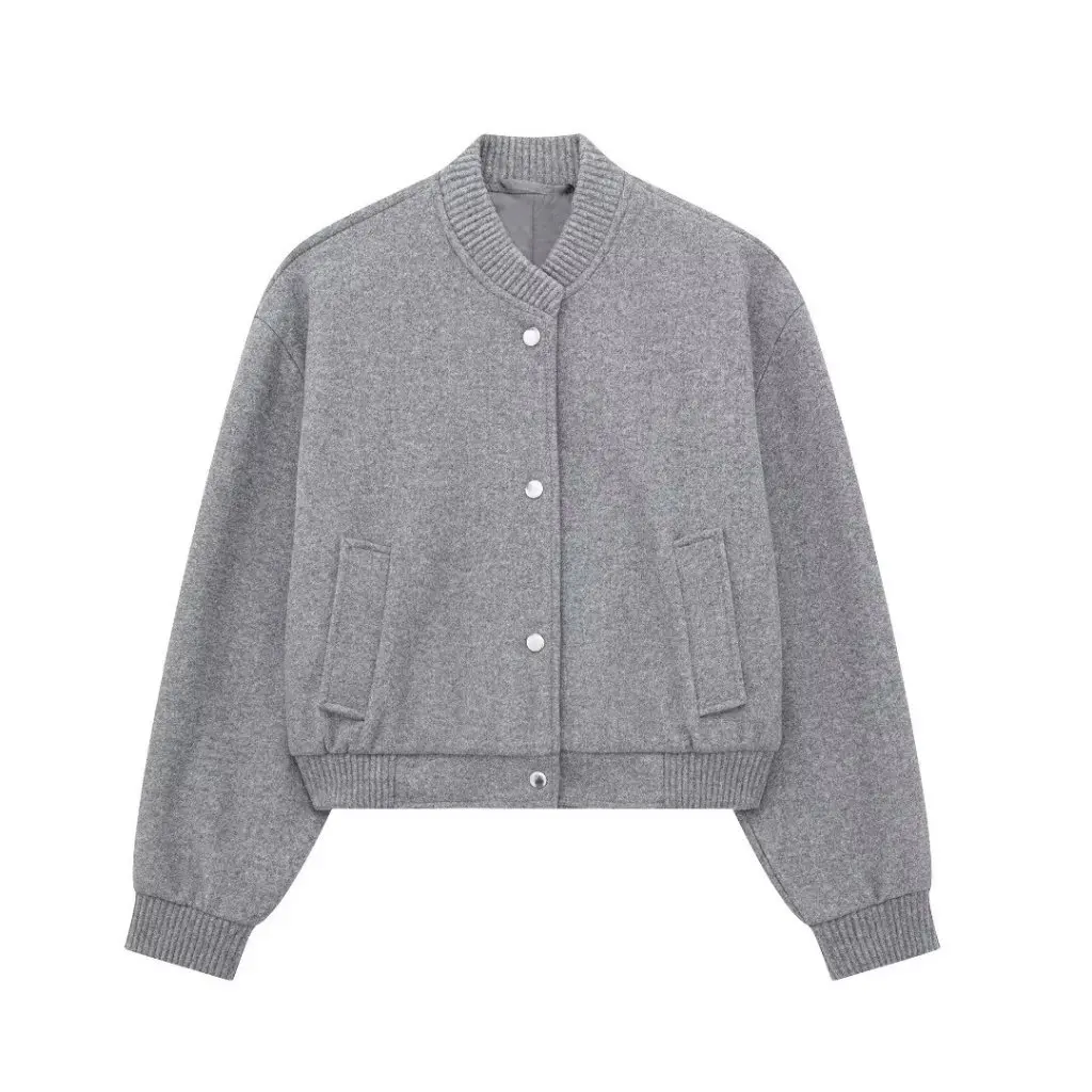 

Women's Soft Bomber Jacket New European And American Style Fashion Outerwear 968083