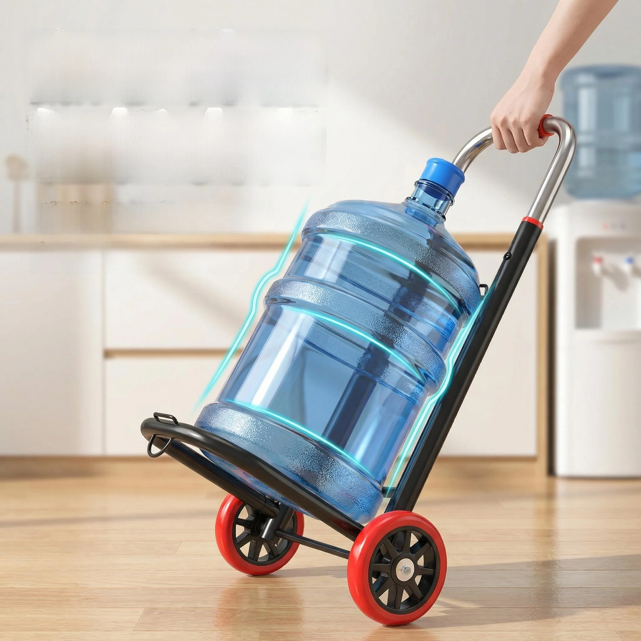 stainless-steel-water-bucket-trolley-durable-mineral-water-delivery-cart-home-drinking-machine-bucket-puller-iron-shopping-cart