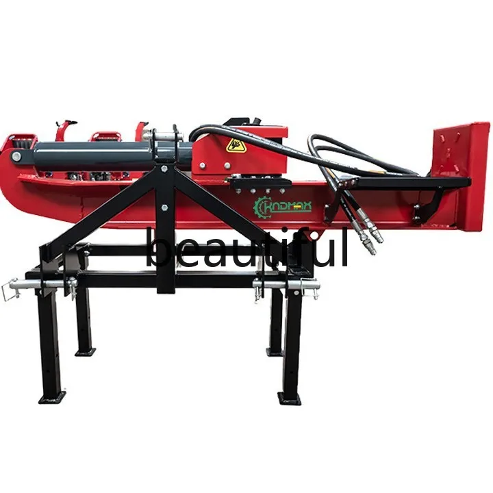 Tractor connection wood splitter Large wooden pier firewood splitting 28 tons Hydraulic firewood splitter