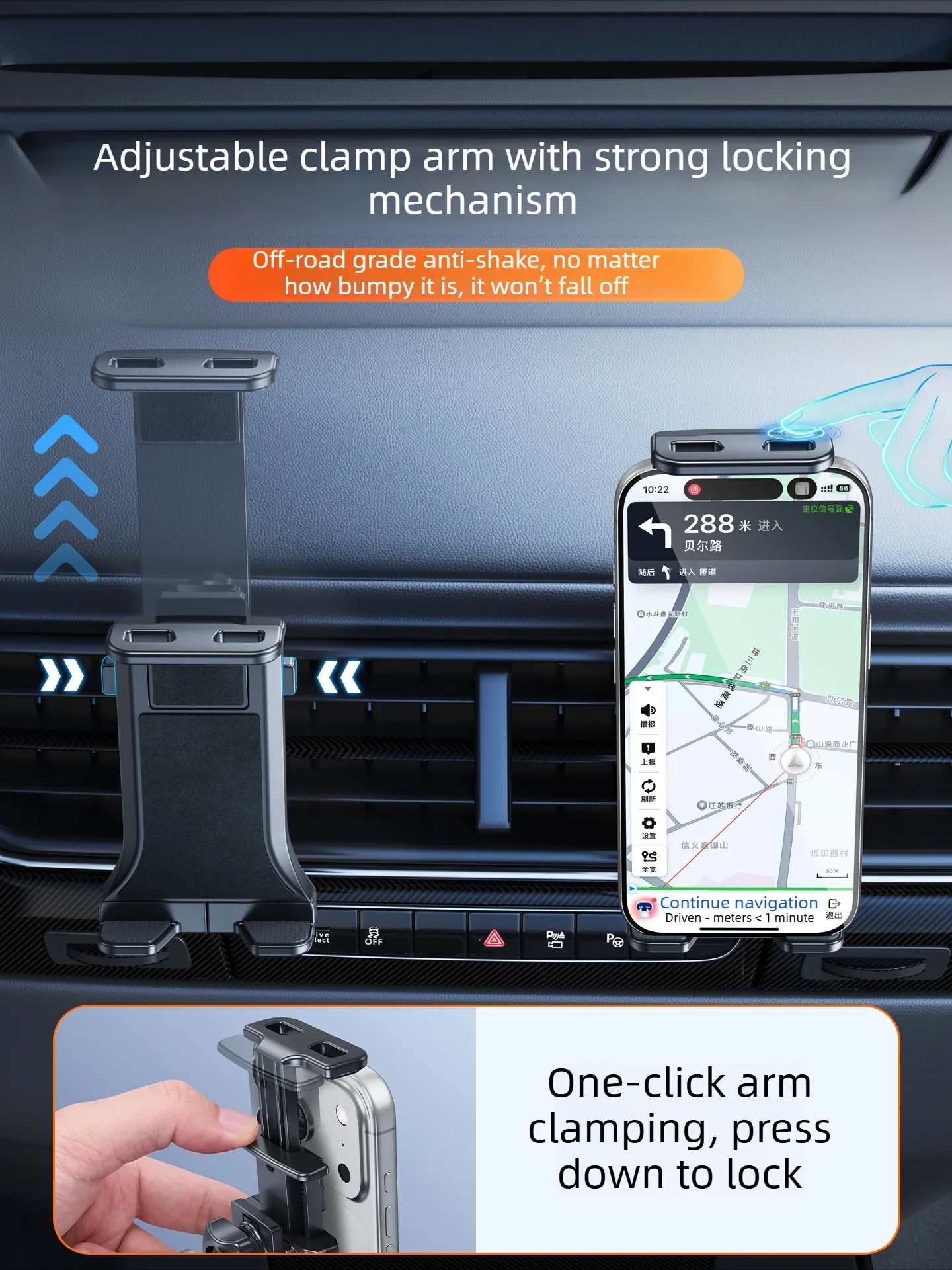 Eary Z Fold 8 Autohalterung für Lüftungsschlitze für faltbare Handys 360° ° Drehbarer Tablet-Ständer für Galaxy Z Fold 8 Ultra 7 6 5 iPhone – Detail 5