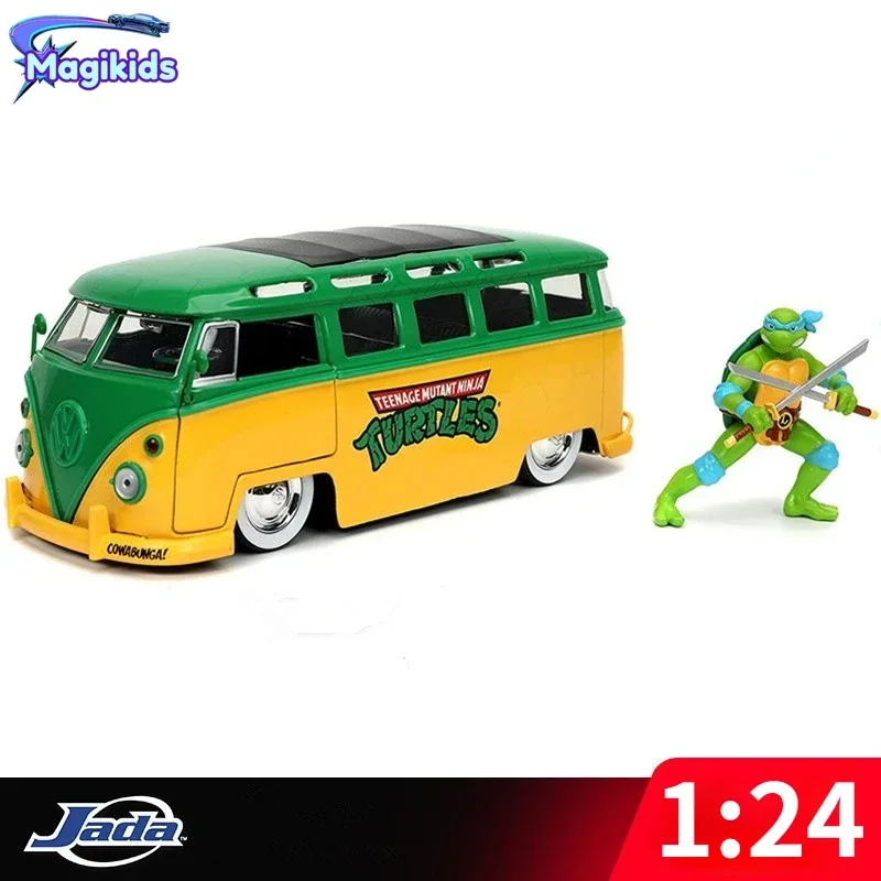 

Jada 1:24 1962 Volkswagen retro bus High Simulation Diecast Car Metal Alloy Model Car Toys for Children Gift Collection J102