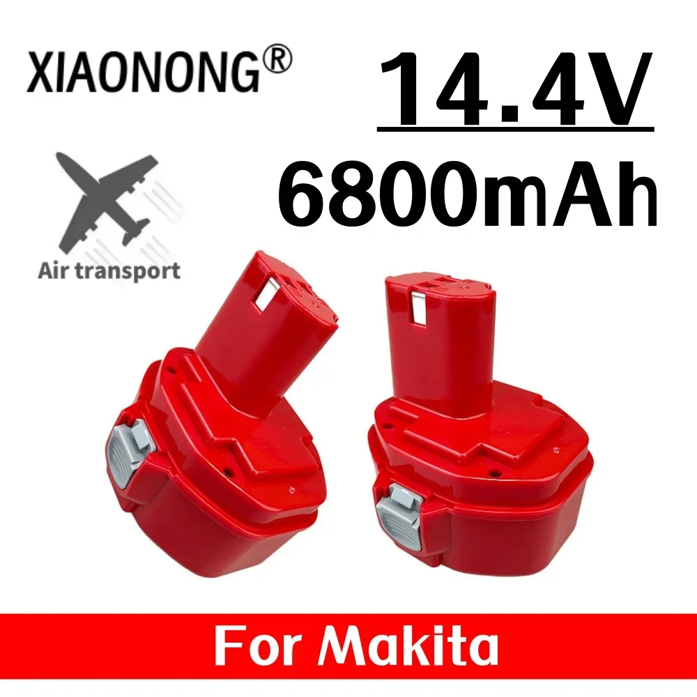 14.4V 6800mAh NI-MH Replacement Battery For Makita 14.4v PA14 1422 1433 1420 192600-1 6281D 6280D 6337D Rechargeable Batterie