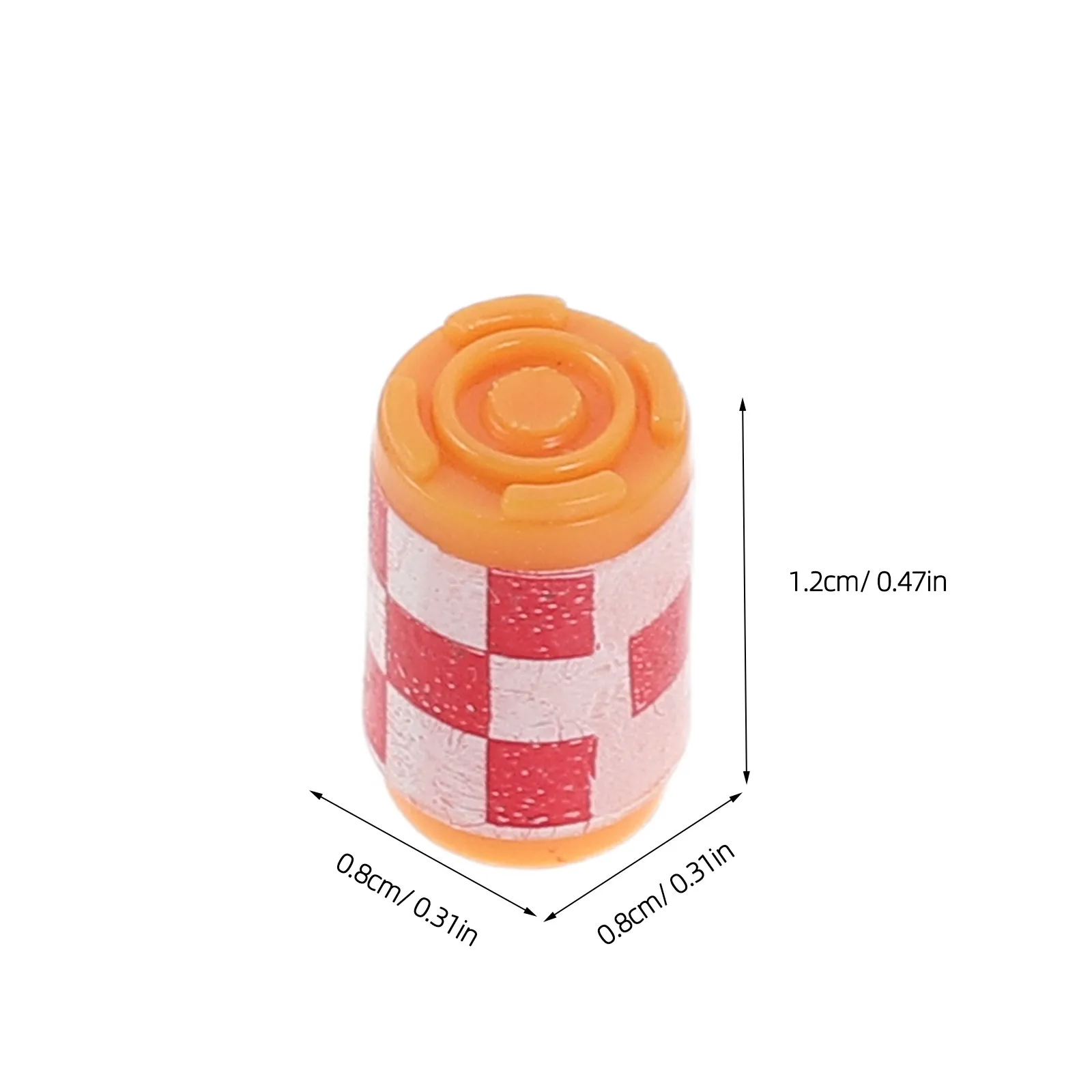 14Pcs Miniature Traffic Roadblocks Universal Fit for Scale Construction Accessories Small Roadblocks for Display Mini Cones