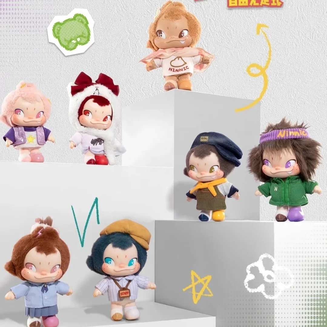 52toys-ニニック-フリースタイル-ぬいぐるみ-ブラインドボックス-風変わりな動物キーホルダー-ソフトハンギングドール-バックパックデコレーション-ハロウィンギフト
