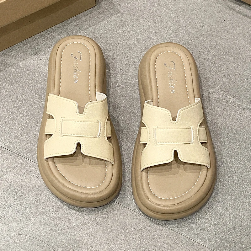 

Women's Casual Comfortable Luxury Designer Sandals 5CM Heel Anti-Slip Durable Rubber Sole Soft Lining For Daily Walking