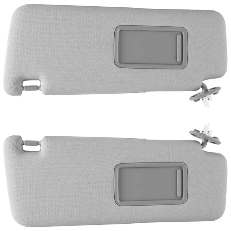 

Car Sun Visor With Make-Up Mirror Car Sun Visors Shades Sunvisors Vanity Mirror Grey