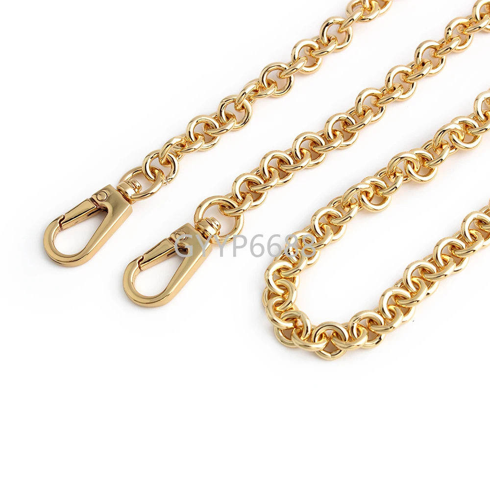 1/4/10PCS 129CM 9mm O Type Metal Bag Chain For Women Shoulder Strap Bags Purse Jewelry Handbag Crossbody Replacement Accessories