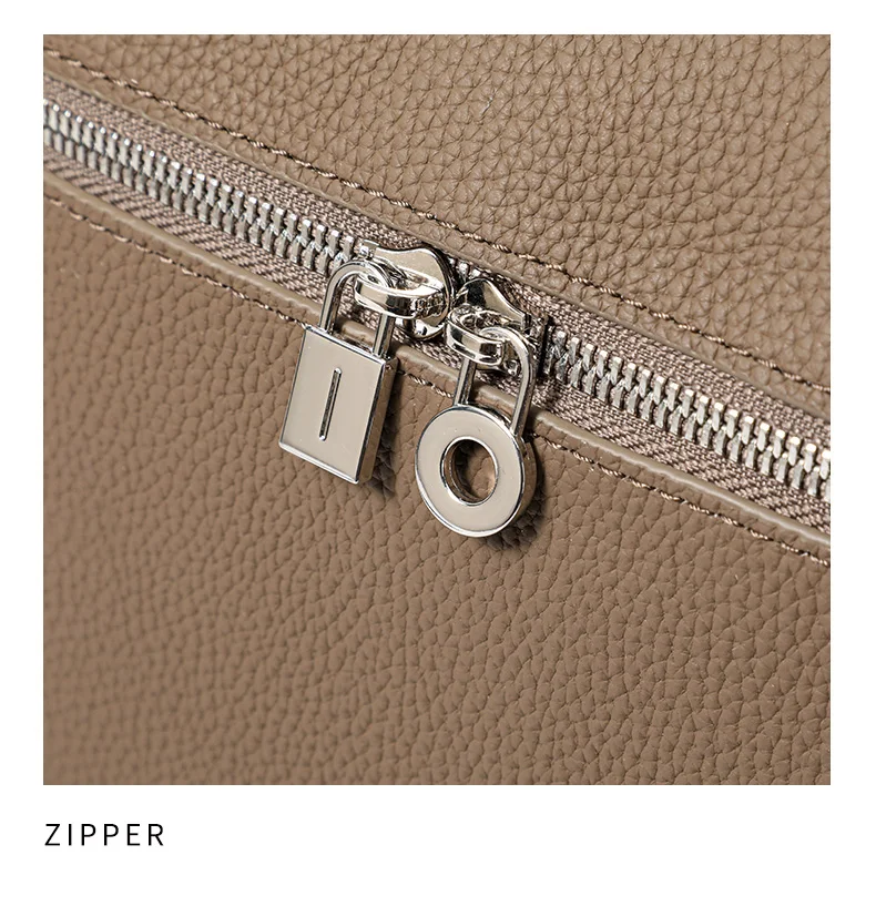 Hochwertiger Lederrucksack für Damen, Neues Modell 2026, Modische Große Echtledertasche für Pendlerinnen – Detail 16