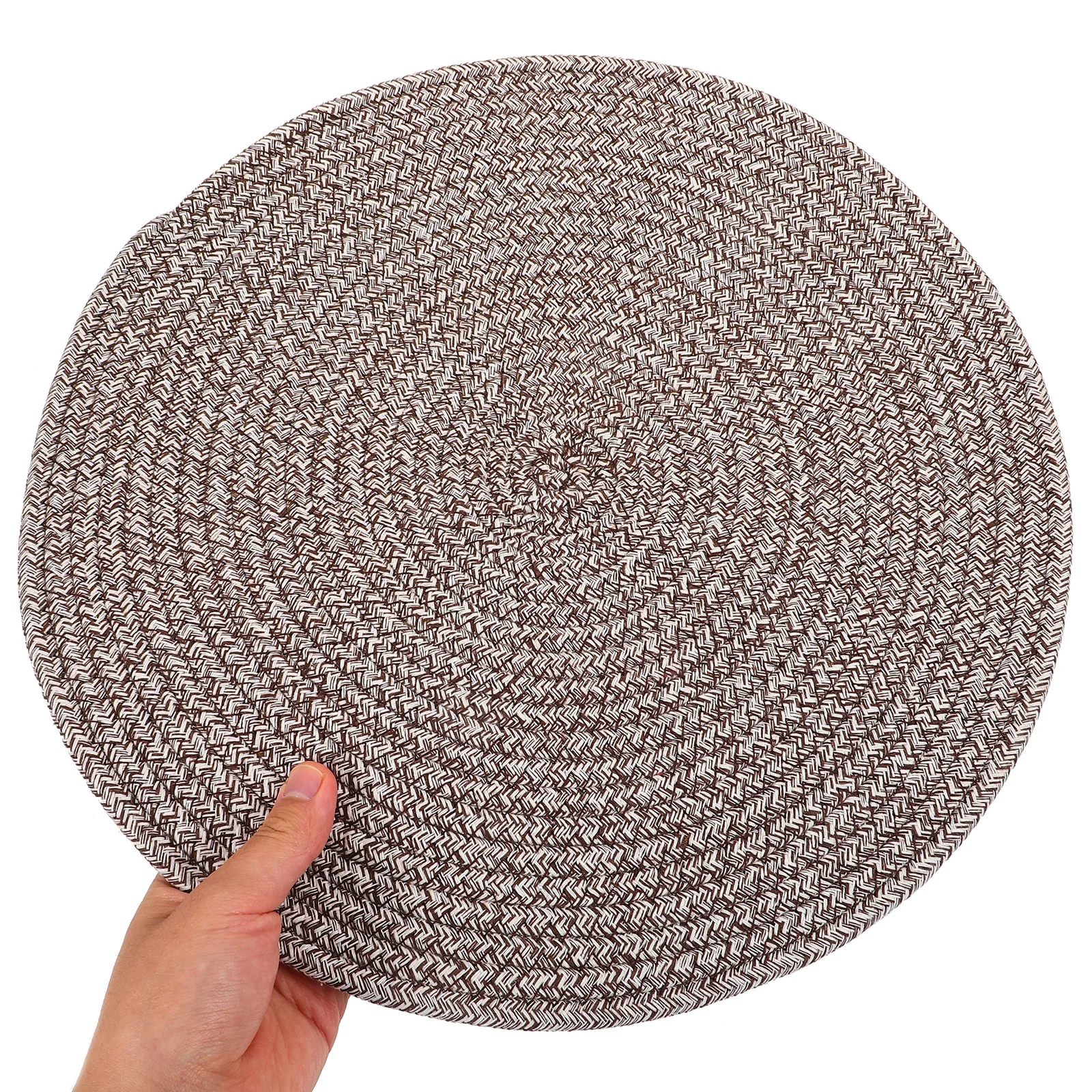 

Round Woven Seat Cushion for Floor Sitting Comfortable Natural Mat for Bedroom Home Decor Simple Style Indoor Floor Pillow