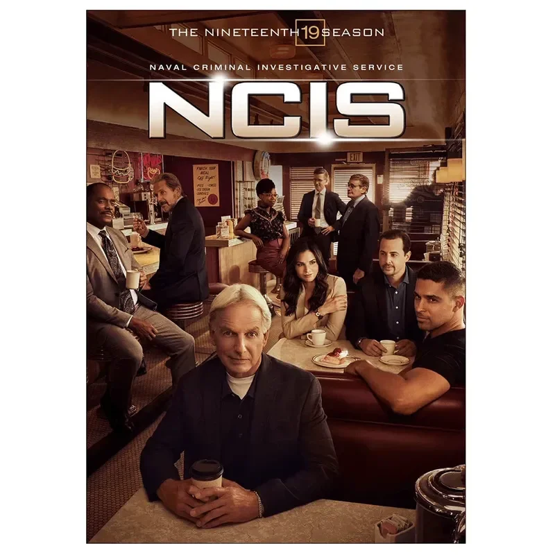 NCIS, 19-й сезон, 5 DVD, английская версия с английским звуком и субтитрами