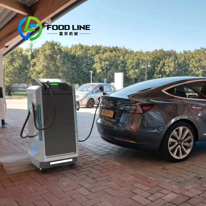 Customized 40KWh Portable DC Fast EV Charging Station IP65 Waterproof Protection
