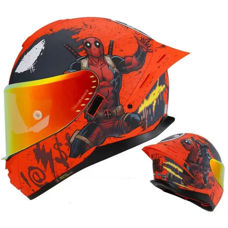 

Motorcycle Helmet Full Face Double Lens Helmet Color Lens Cascos Para Moto Racing Off-road Capacete Casco Moto Helm Motorcycle