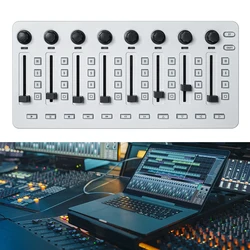 For M-VAVE SMC-Mixer Wireless MIDI Controller Mixing Console Connection Rechargeable Type-C Supply USB For Windows/Mac/Android