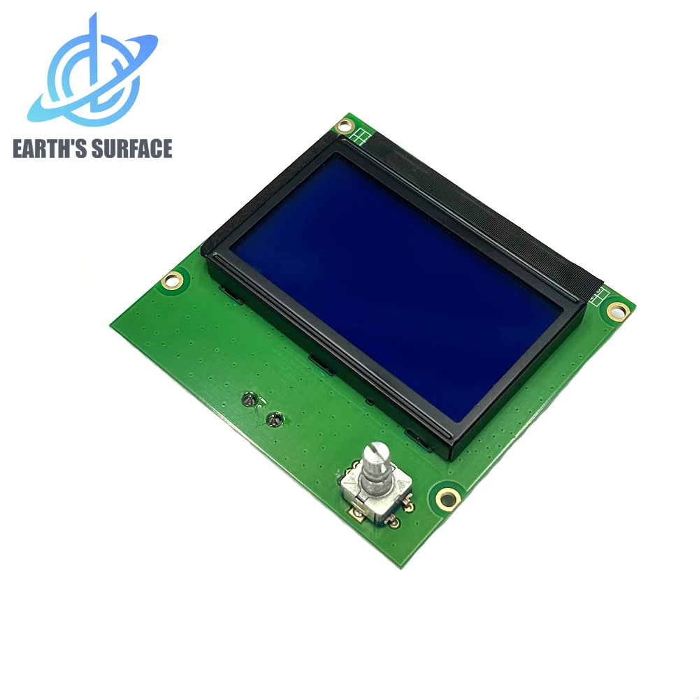 Placa do painel de controle azul com cabo para Ender 3, DB-3D peças de impressora, 12864 tela LCD, display HD, Ender 3