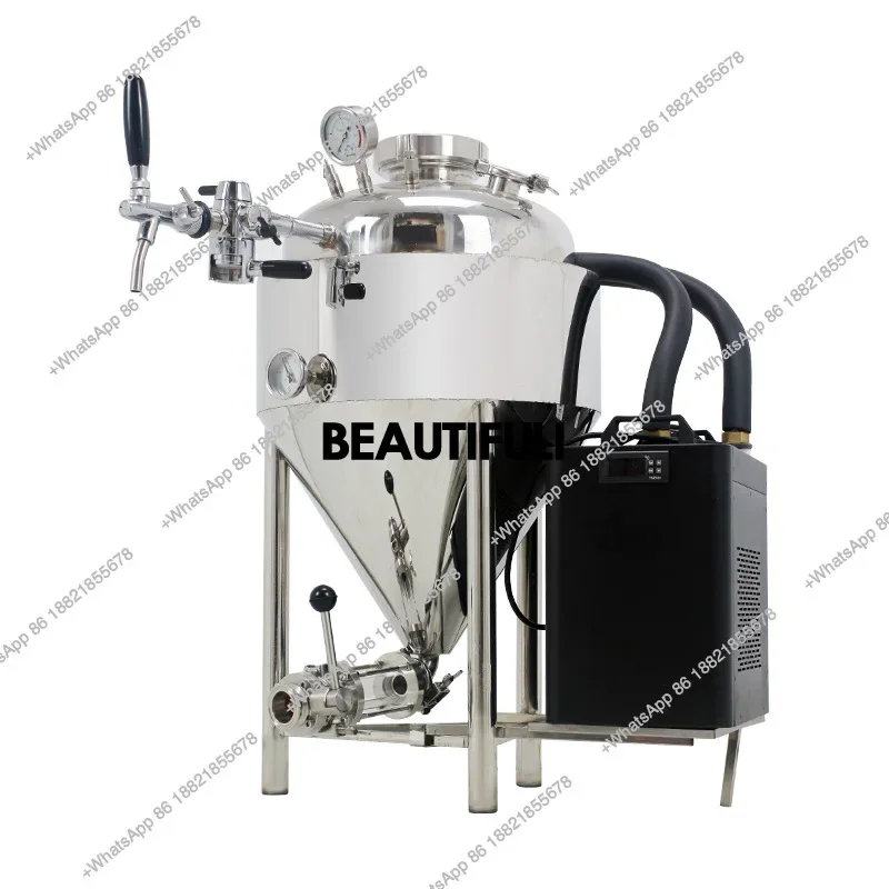 X188 Craft beer fermentation tank pressure-holding fermentation barrel conical temperature-controlled