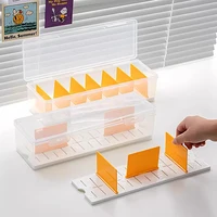 Boîte de rangement compartimentée en plastique transparent, peut contenir plus de 550 cartes de jeu, boîte de rangement Portable avec séparateur réglable pour cartes 5