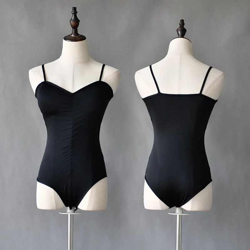 

Adult Women Latin Tops Jazz Leotard Bodysuits with Breast Pad Stage Competition Dancewear Dance Performance Costumes
