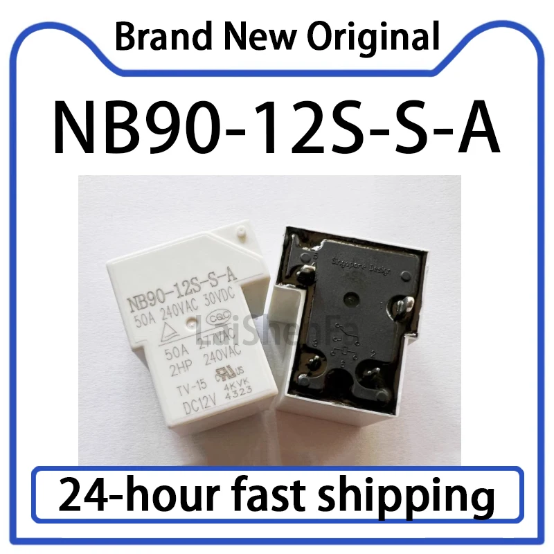 1PCS New Genuine NB90-12S-S-A New Energy Charging Pile High Current Relay 12VDC 4-pin 50A