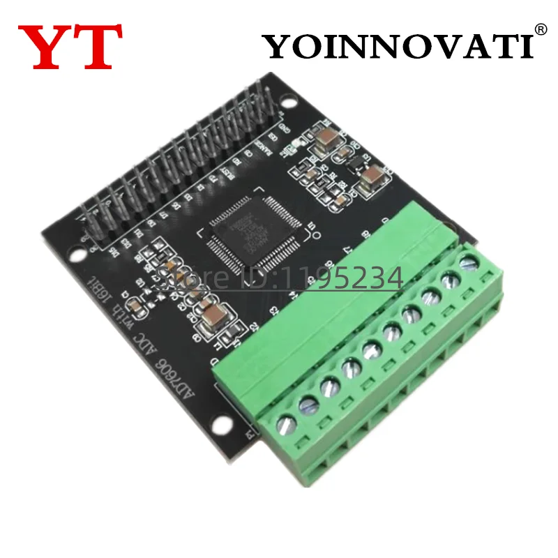 1PCS AD7606 Module Multi-channel AD Data Acquisition Module 16-bit ADC 8-channel Synchronization Sampling Frequency 200KHz