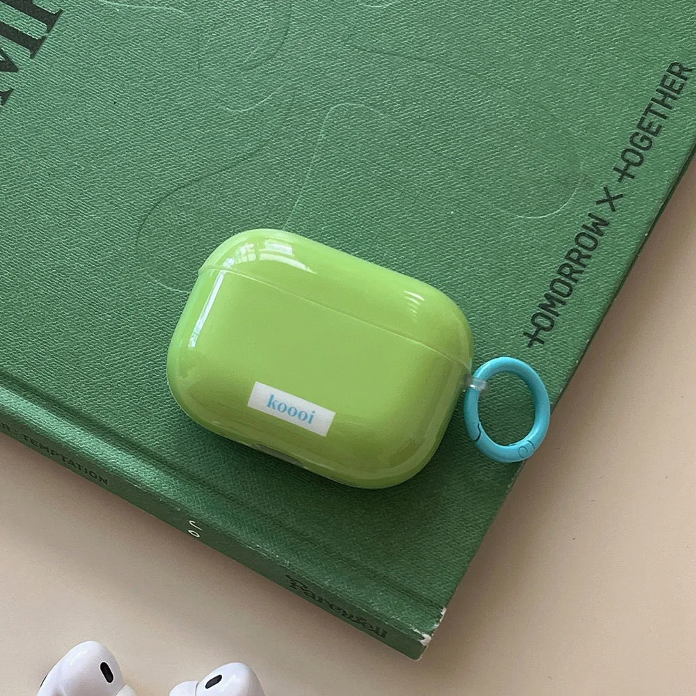Korea Candy Color Silicone Soft Shell For AirPods Pro 2 Protection Cover For AirPods 1 2 3 Cute Lovers Shockproof Earphone Cases
