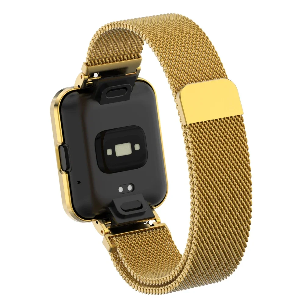 Milanese Strap For Xiaomi Mi Watch Lite Smart Watch Metal Frame Protector Case Bracelet Watchband For Redmi Watch 2 Lite Correa