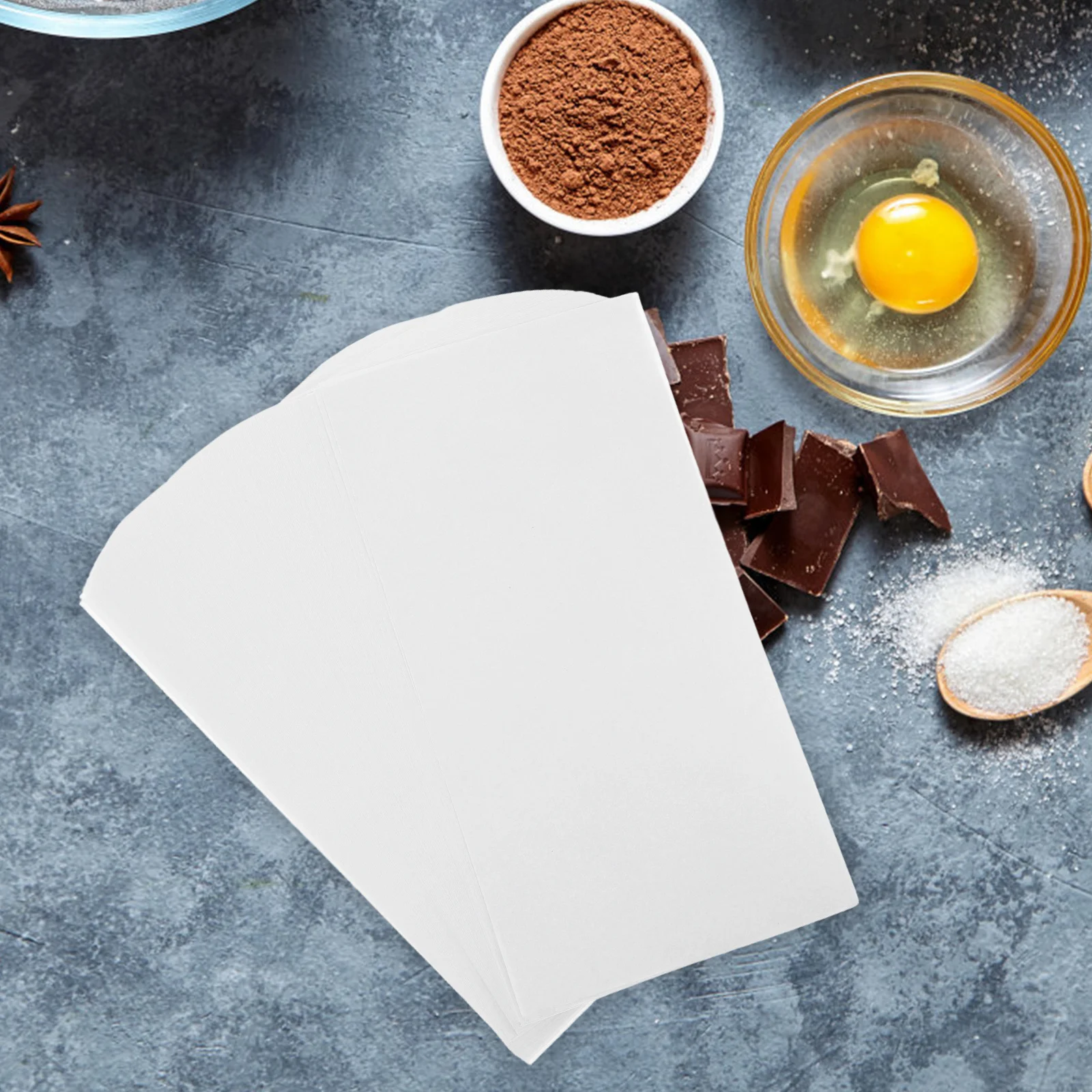 

34x17.8cm High-Temperature Resistant Parchment Paper Non-Stick Greaseproof Sheets for Baking Air Fryer Daily Use 300 Sheets