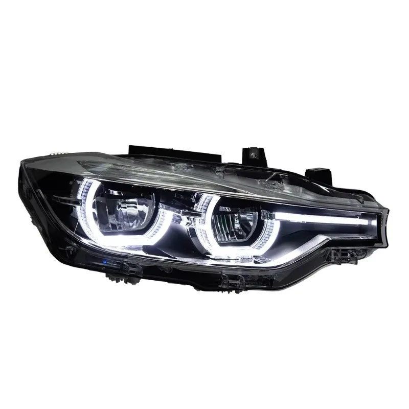 

2012-2019 for BMW F30 Xenon Modified Spoon Headlight Assembly LED Turn Signal Accessories New 6000K Color Temperature H4 Bulb