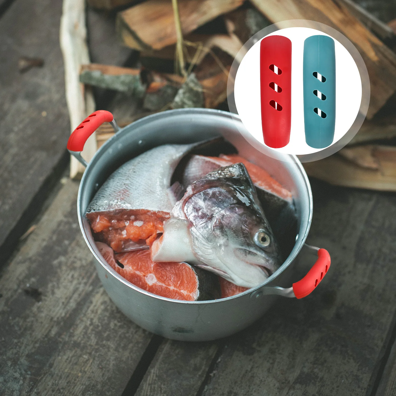 

10 Pairs Silicone Pot Handle Covers Heat Resistant Anti Scalding Lightweight Kitchen Supplies Pan Handle Protectors