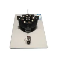 New Fierce Fire Gas Stove Magic Dish Stove Clamshell Household Single Stove Desktop Stainless Steel Gas Natural Gas Liquefied Ga