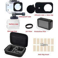 Kit Bag for Xiaomi Mijia 4K Mini Camera Waterproof Housing Battery Case Frame Cover Silicone Shell Lens Cap UV Filter Glass Film