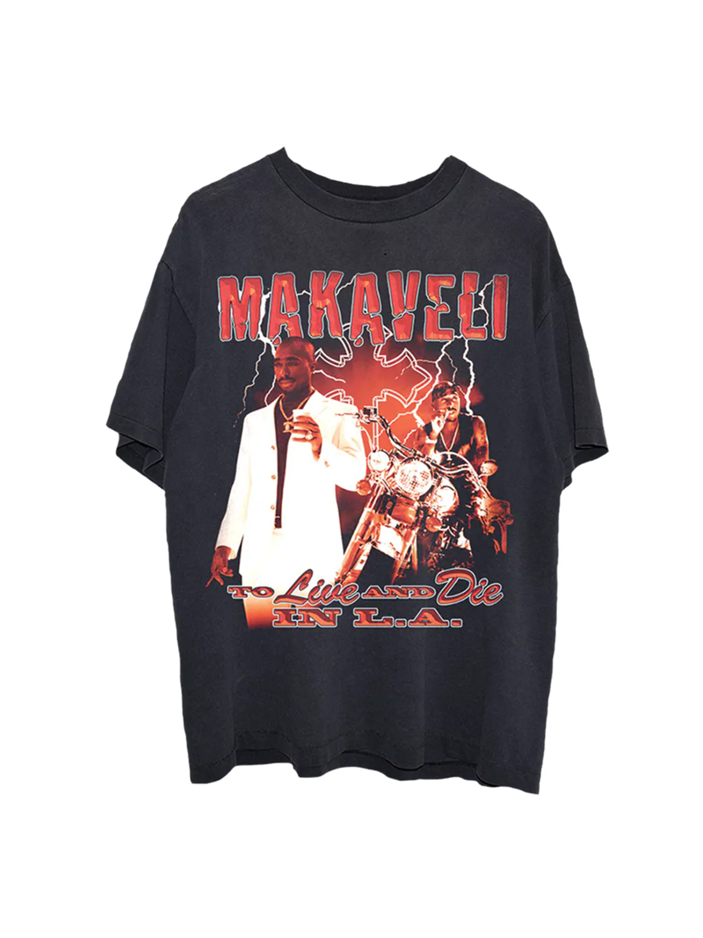 

Tupac Amaru akur American High Street Casual Men's Pure Cotton T-irt ort Sve Breathable Sweat Absorbent Anti-Wrinkle