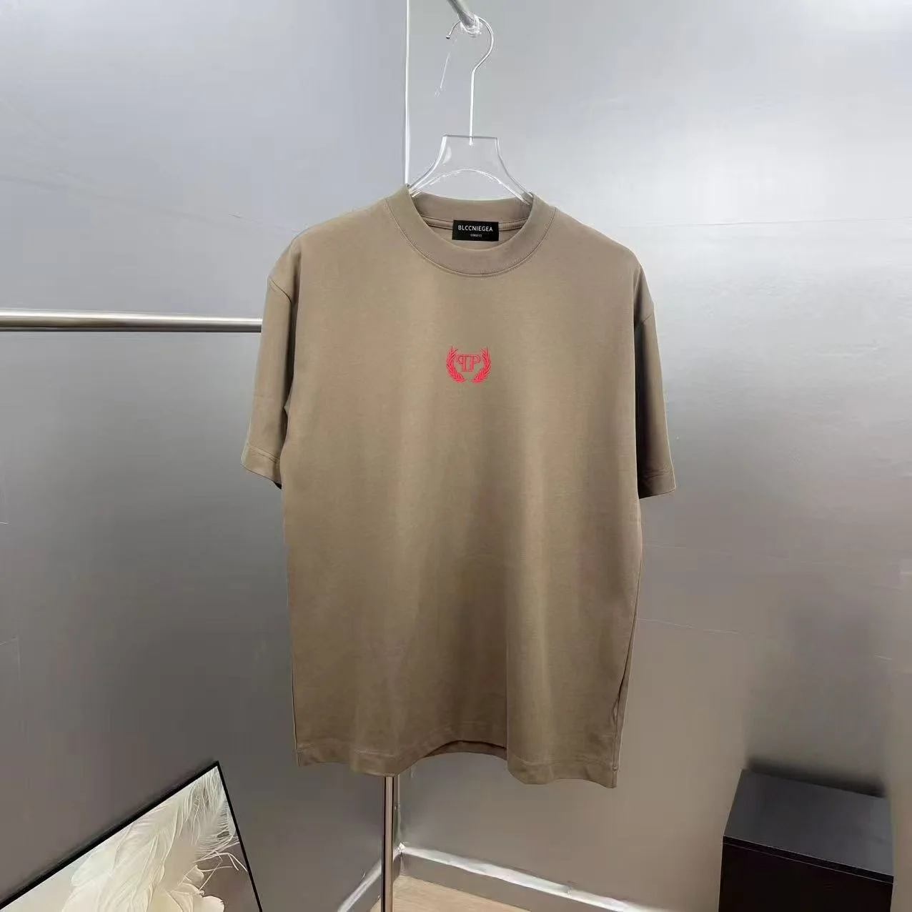 

BLCCNIEGEA High-Quality Fashion Paris B Shirt Letter Cotton Casual Short Sleeve Men Short t-shirts Oversized t-shirt