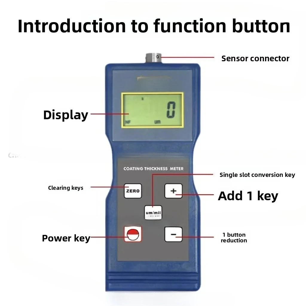 CM8821/CM8820 Coating Thickness Gauge / Paint Thickness Gauge / Galvanized Layer Iron-Based Magnetic Thickness Gauge