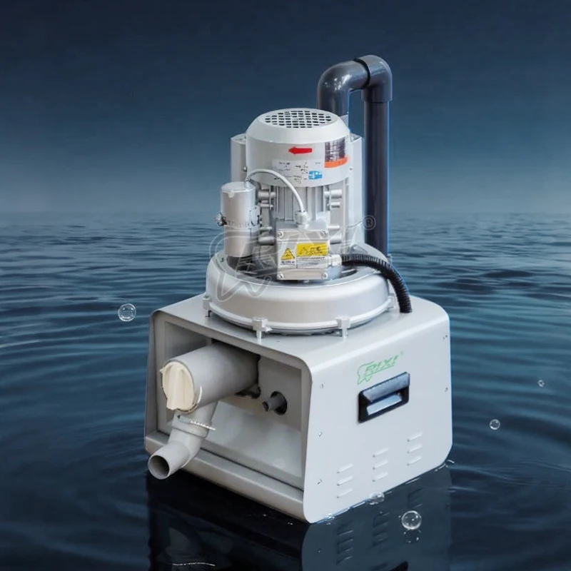 Dental Dry Suction Lab Cleaner Powerful Suction Supply 2 Chair Vacuum Pump Machine Dental Suction Unit