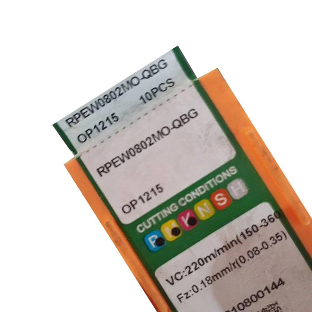 HUAZHICHUN RPEW0802MO QBG OP1215 wkładki z węglika CNC