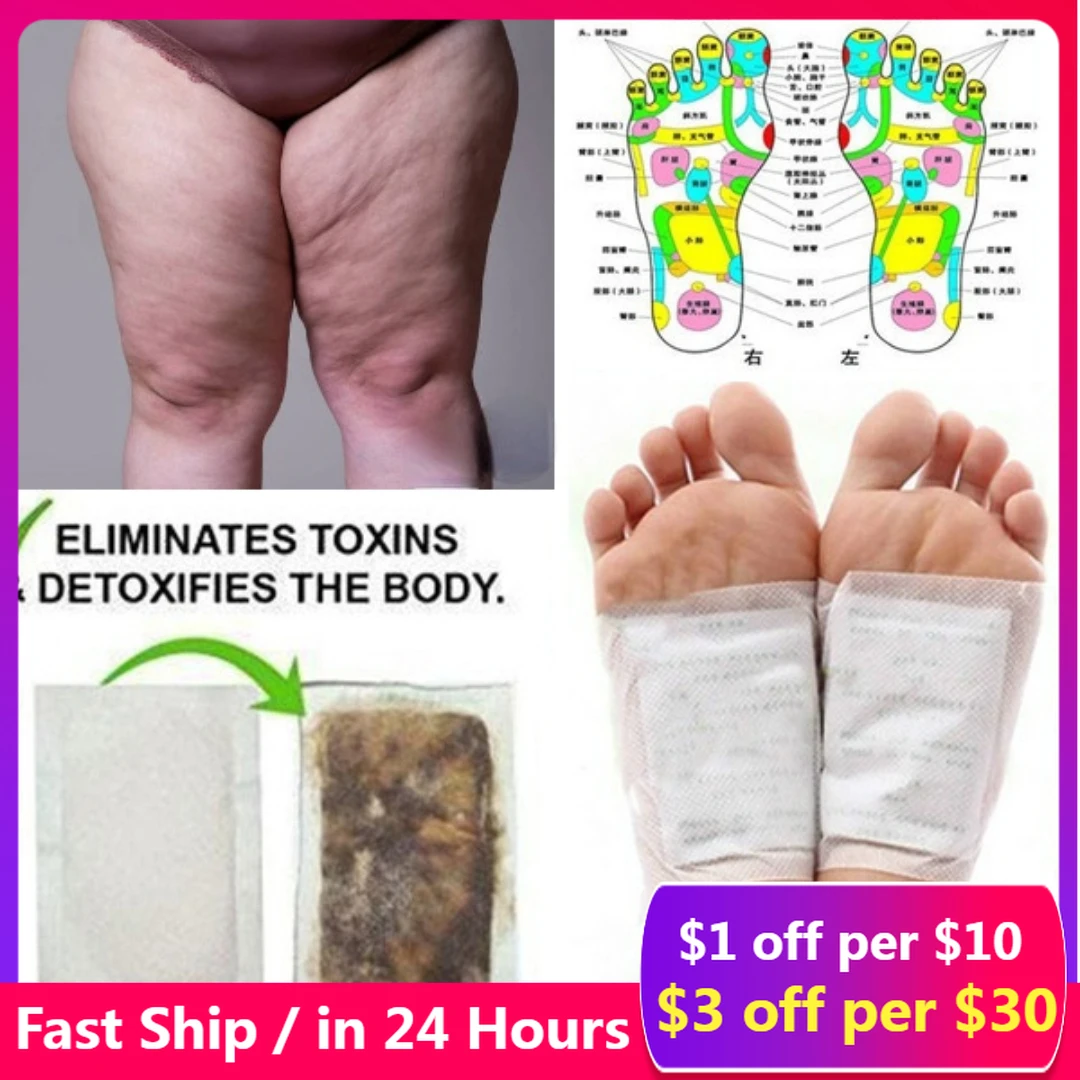 

30PCS/lot Detox Foot Patch Bamboo Pads Patches With Adhersive Foot Care Tool Improve Sleep slimming Foot sticker