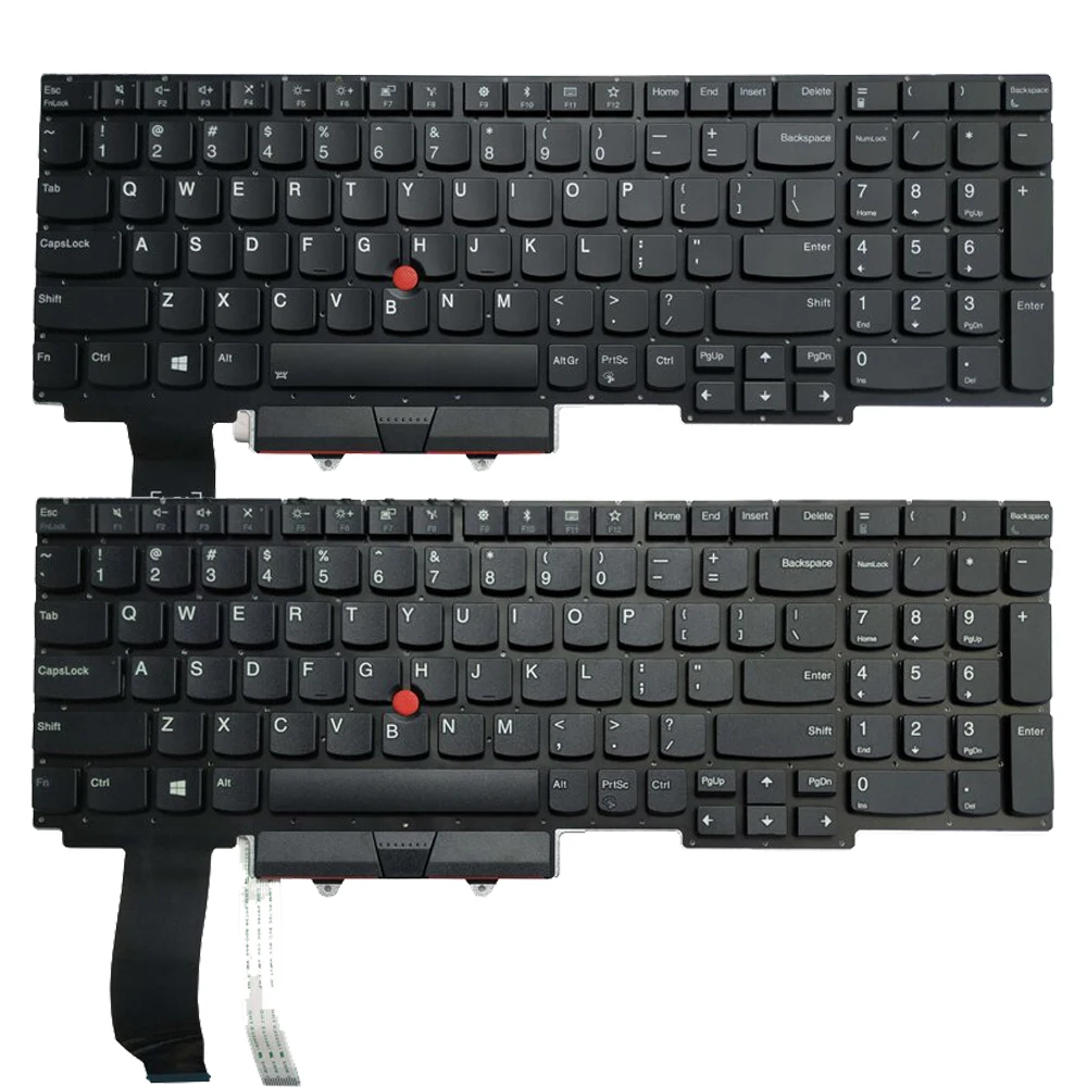 

New US Keyboard For Lenovo ThinkPad E15 Gen 1 PK131D73B05 English Black NO Backlight/Backlight