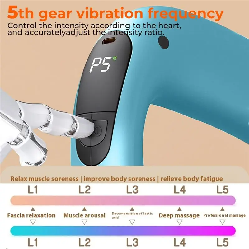 【simple】fascia-ring-shock-massage-tool-yoga-ring-mini-shaker-muscle-relaxation-massage-device