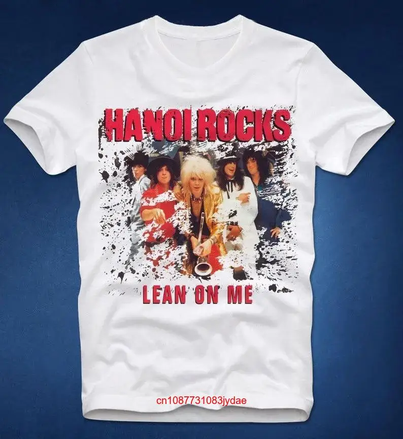 Hanoi Rocks Lean On me T-Shirt Cotton For Men Tee S-234XL NA765