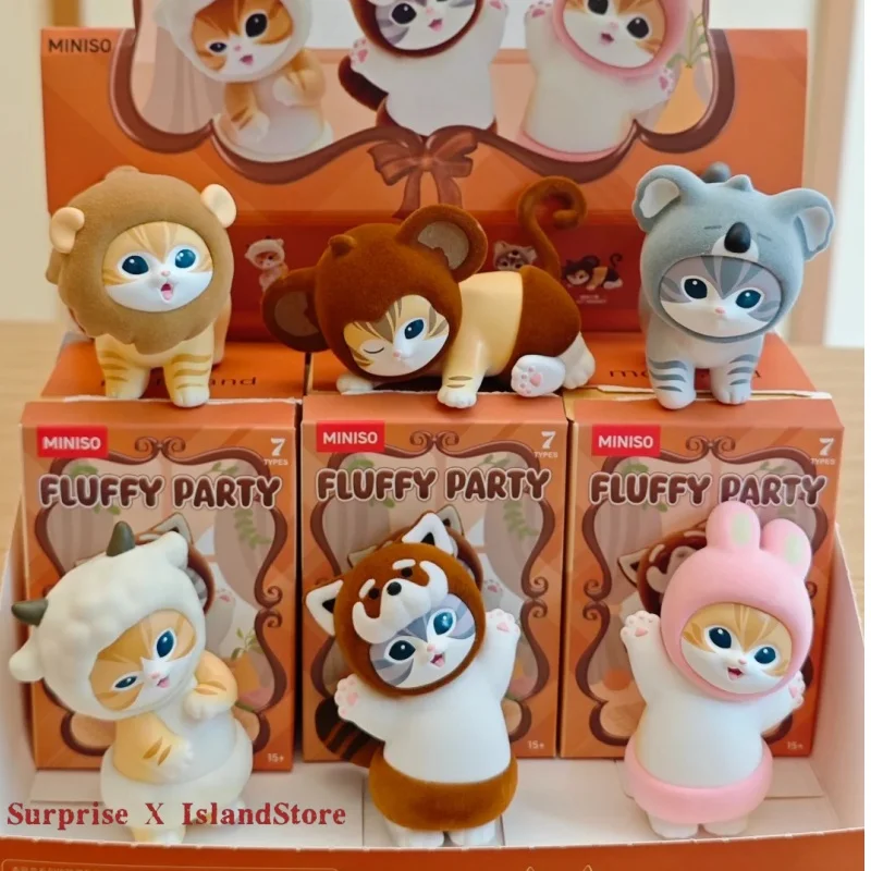 

Authentic Cat Fushandi Plush Series Blind Box Surrounding Cute Cat Fury Party Plush Handmade Trendy Play Ornament Gift Toys