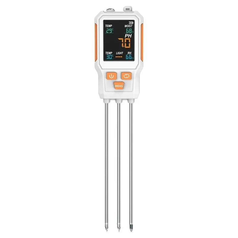 [B17B!】 High Accuracy Digital Soil Tester 10 In 1 PH Moisture Temperature Fertility Sunlight Garden Detector Soil Analyzer Meter